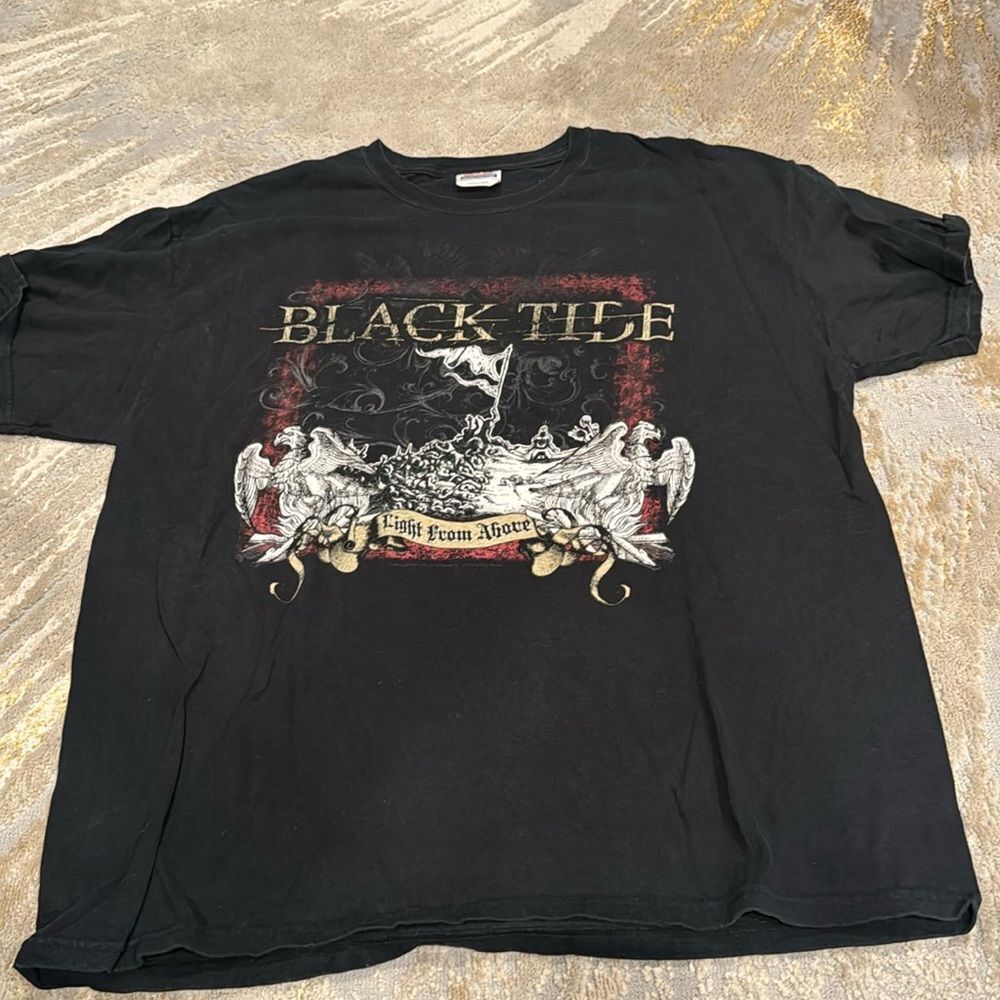Black Tide - Light From Above Vintage 00s band OG T-shirt XL on Hanes tag